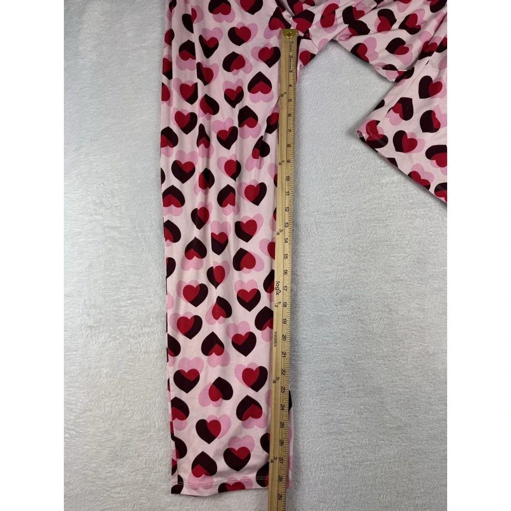 Kate Spade New York Sleep PJ‎ Pajama Set Sizer Small Hearts Prints C089 -6